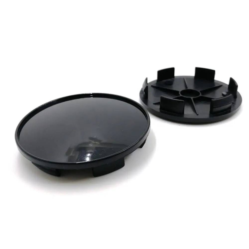 68mm Car Hub Center Caps For 62mm 63mm 65mm Wheel Rims Modification Decorate Accessories Universal Styling Component Silver