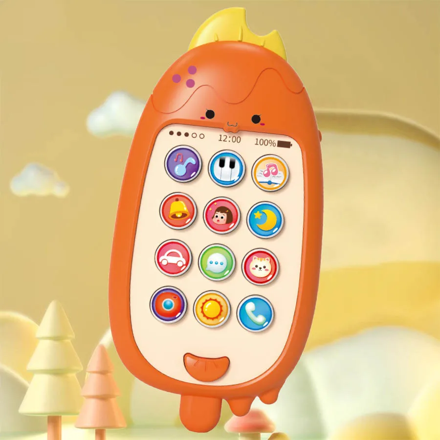 Jouets de téléphone portable pour enfants, multifonctionnel, éducation précoce, histoire musicale, apprentissage de la crème glacée, téléphone portable, Puzzle pour bébé, jouet cadeau