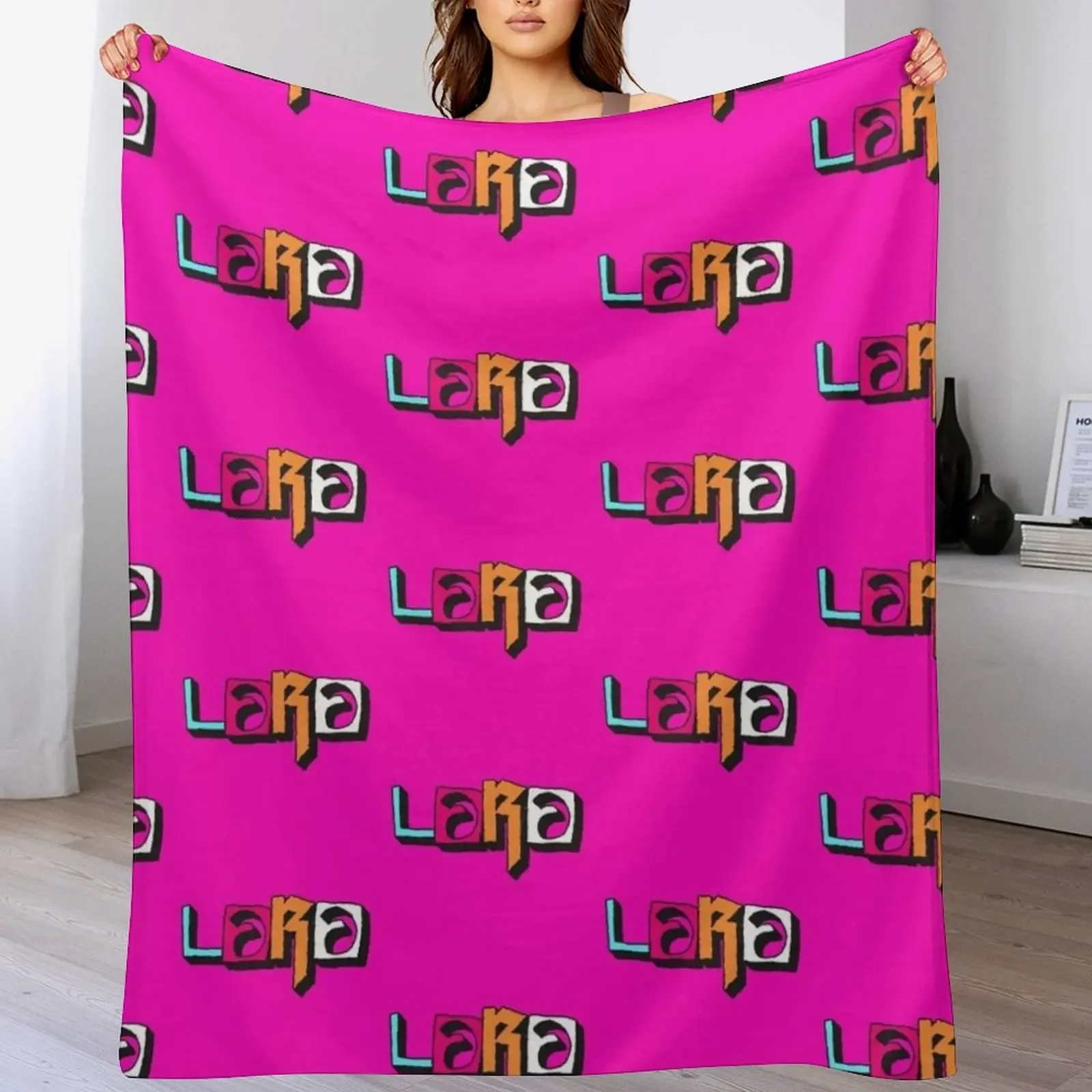 

LARA name, My name is Lara Throw Blanket Baby Furry Tourist Decoratives Blankets
