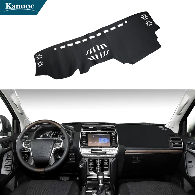 Auto Interior Accessories For Toyota Land Cruiser Prado 2018 2019 2020 Car Dashboard Cover Mat Sun Shade Pad Instrument Panel