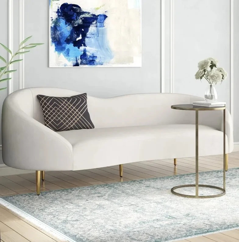 

-Мебель для дома, современный изогнутый диван, белый интерьер, бархат, 1-3 мест, диван для гостиной, домашний отель