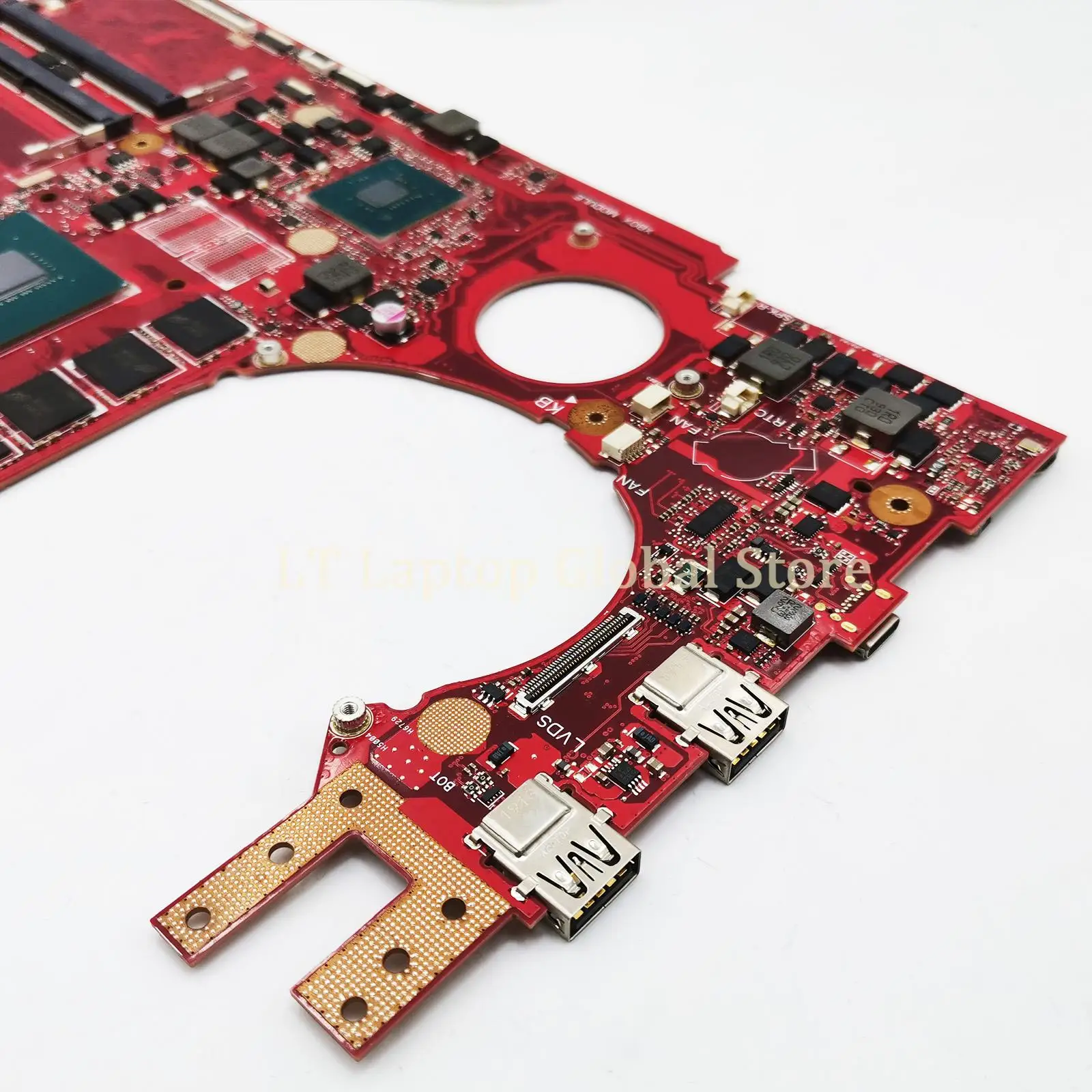 Imagem -06 - Laptop Motherboard para Asus Rog Plus Gl703gs Gl703gm S7bs Mainboard I78750h Cpu Gtx10603g 6g Gtx10709g lt Laptop