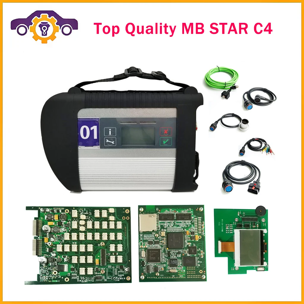 

S++++ Mb Star C4 Auto Diagnostic Tool Obd2 Scanner MB Star C4 Diagnosis Function Support OBD With Doip For Mercede-s B-enz、Truck