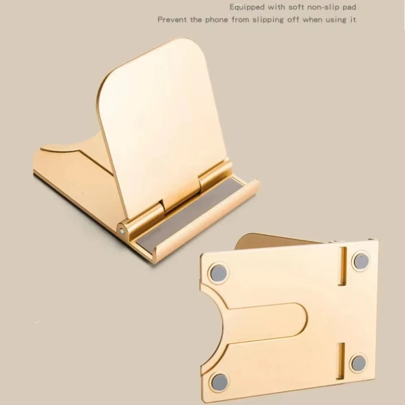 범용 조절식 접이식 휴대폰 데스크 스탠드, 아이폰 16, 아이패드, 삼성, 샤오미용 휴대폰/태블릿 거치대