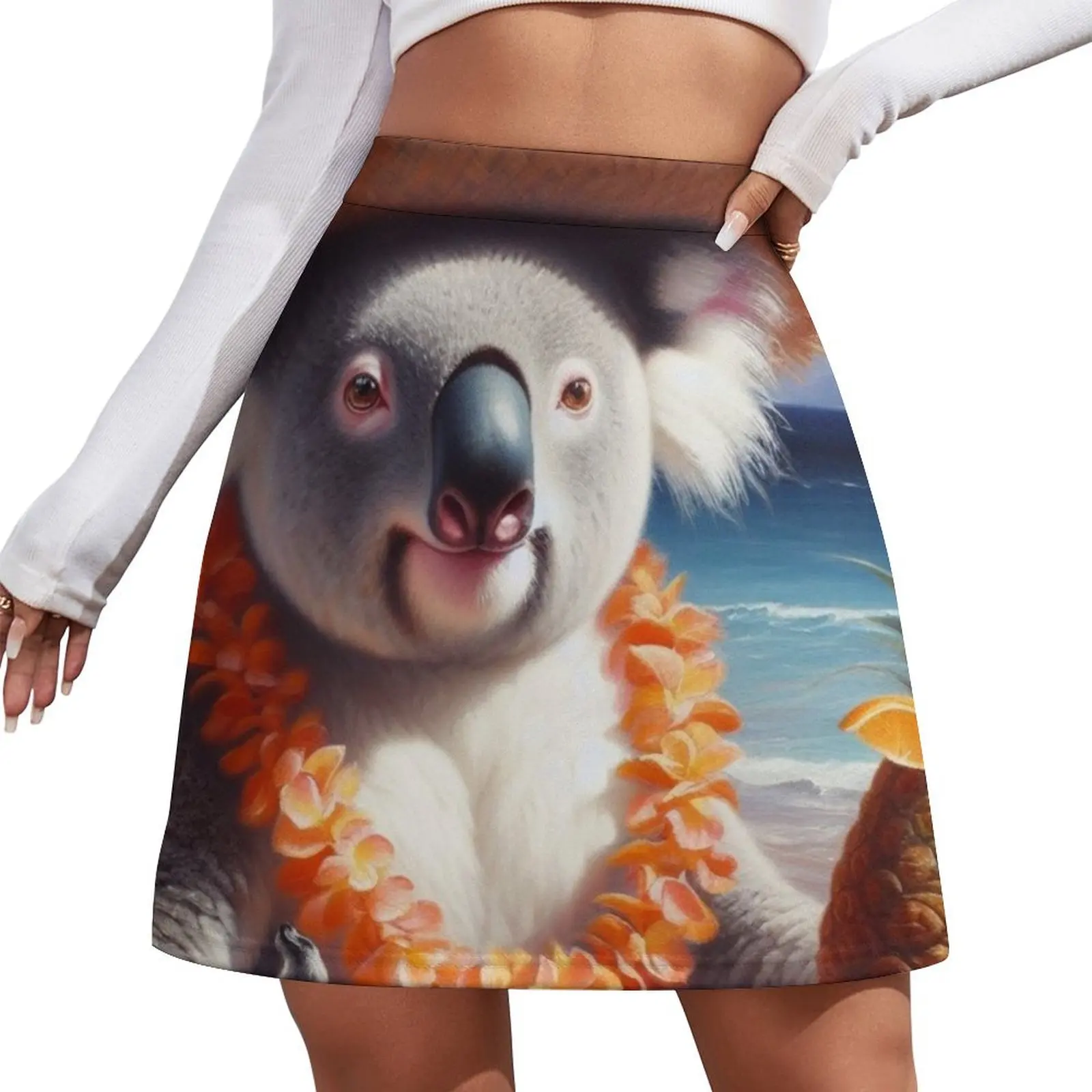 

Koala Luau Mini Skirt luxury women skirts Skort for women new in external clothes Clothes for summer
