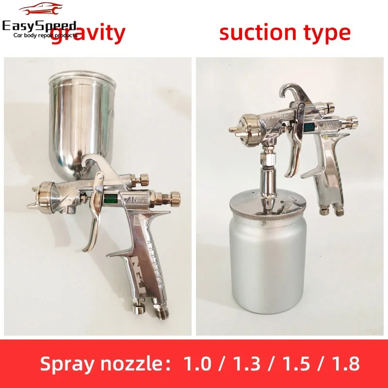 Japan Iwata W101 Spray Gun Auto Furniture Paint Spraying High Atomization 1.0/1.3/1.5/1.8 Nozzle Pneumatic Spray Painting Tool