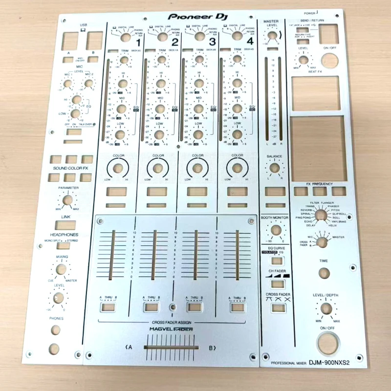 Piece of White Pioneer DJM-900nxs2 DJMA9 Mixing Console Iron Panel