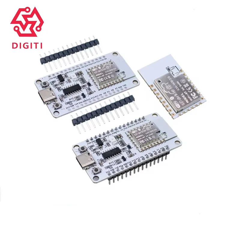 

NiceMCU WB3S Development Board - Dual-Mode WiFi & Bluetooth 5.0 Module with BK7238 SoC