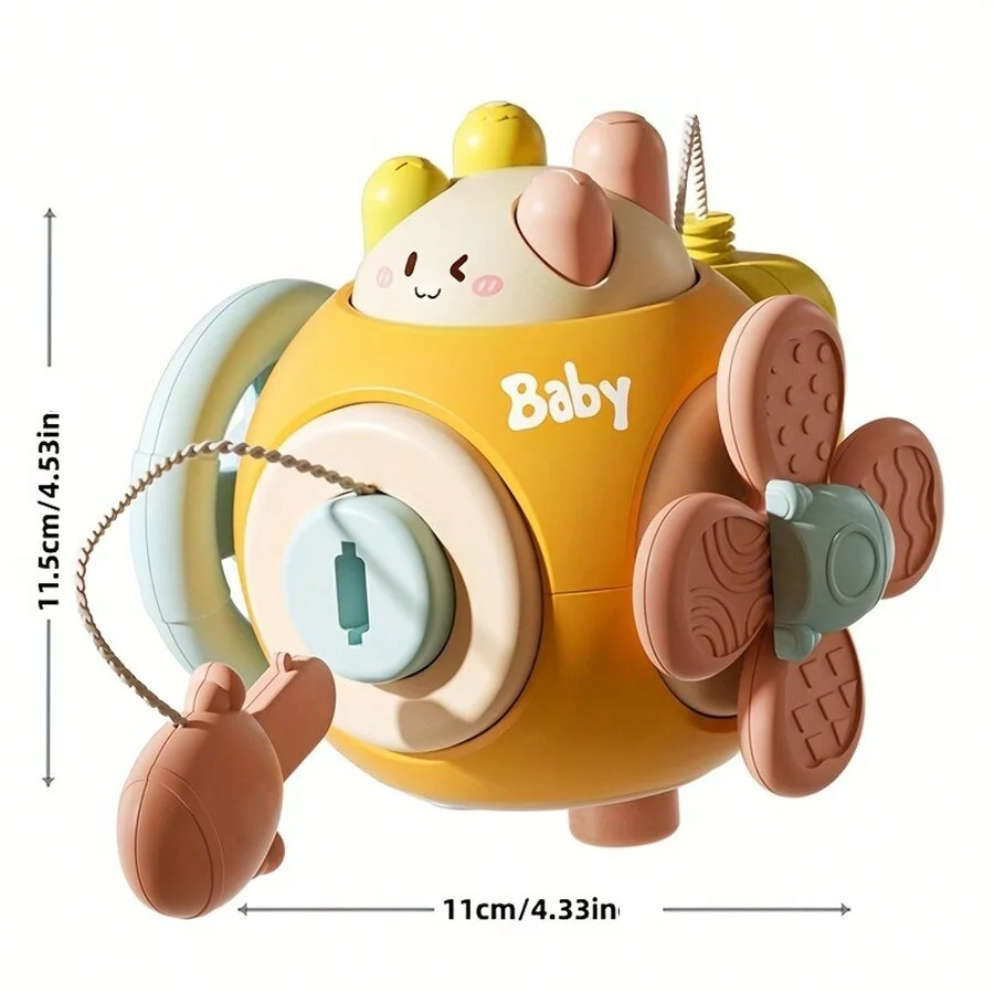 Busy Ball Toy para recém-nascidos, Aprendizagem do Desenvolvimento, Cognição das Cores, Cena de Vida, Simulação de Habilidades Motoras Finas, Treinamento Infantil, 6 em 1