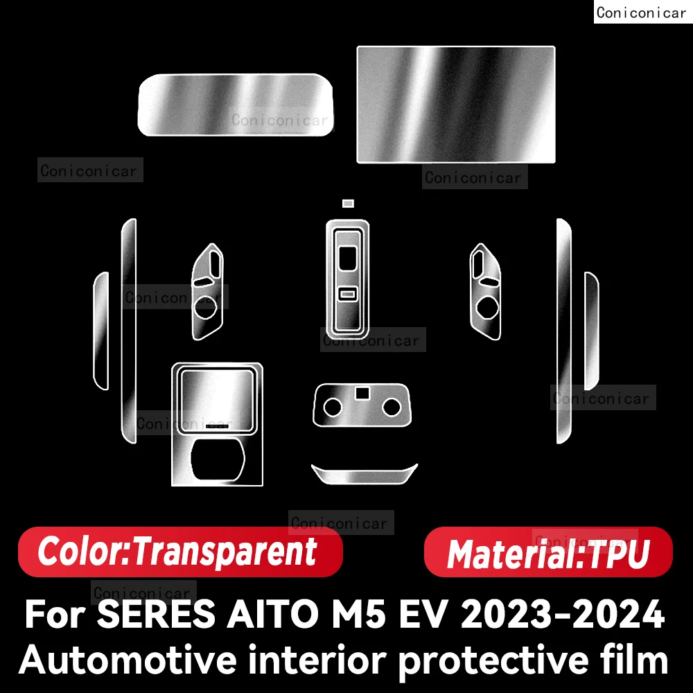 For SERES AITO M5 EV 2023 2024 Car Interior Protection Anti-Scratch Film instrument Center Control Navigation Screen Accessories