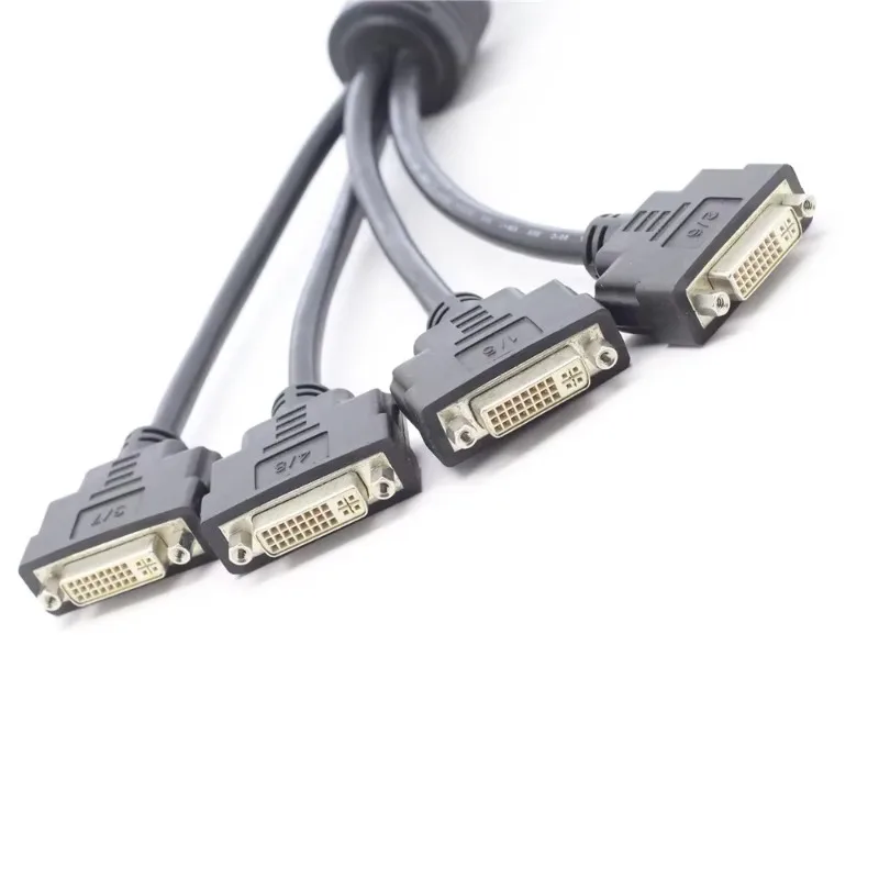 ОРИГИНАЛЬНЫЙ M9140 для MATROX QUAD 16104-00 KX-20 M9140 ДО 4-стороннего кабеля с РАЗЛИТЕЛЯ DVI для видеокарты