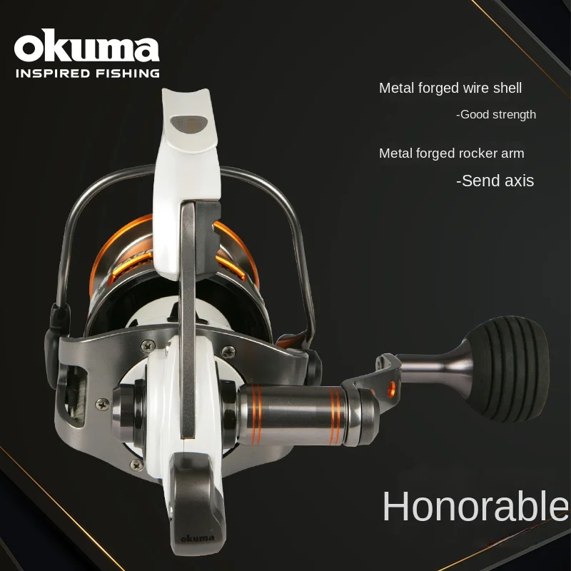 Imagem -03 - Okuma Sega 8000 Surf Longo Elenco Molinete de Pesca