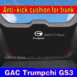 Car Tail Door Protective Sticker For GAC Trumpchi GS3 2017-2020 Car Rear Trunk Protective Anti-kick Pad Interior Accessories