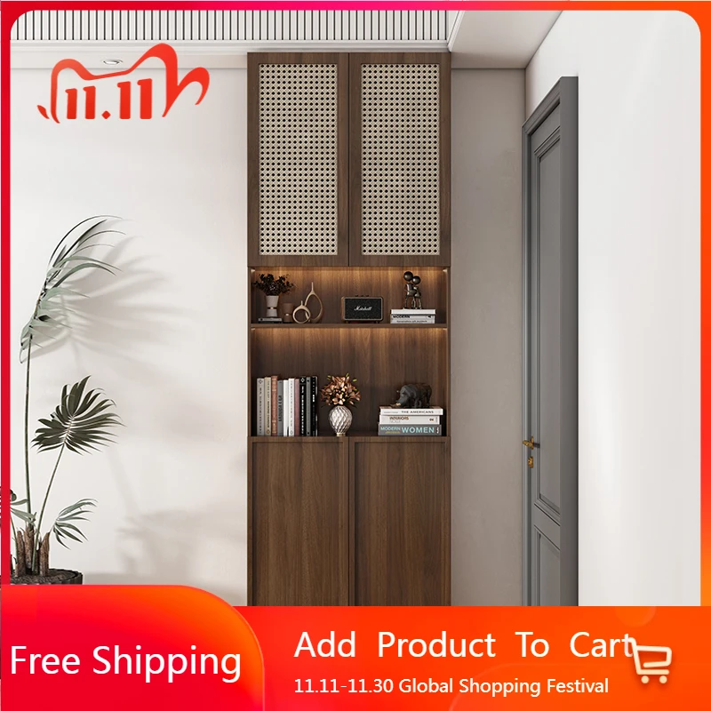 

Entrance Hall Modern Shoe Cabinet Hallway Narrow Garden Living Room Shoe Shelf Wooden Shelves Tower Muebles Entrance Furniture