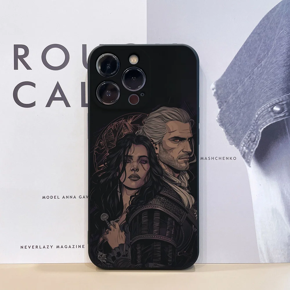 Epc Game T-The Witcher 3 Phone Case Silicone Soft For IPhone 16 15 14 13 12 11 Plus Pro Max Plus