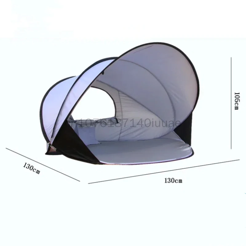 Outdoor Folding Beach Tent, Seaside Playing with Water Sunscreen, Portable, Fully Automatic, Easy Quick Opening, Windproof