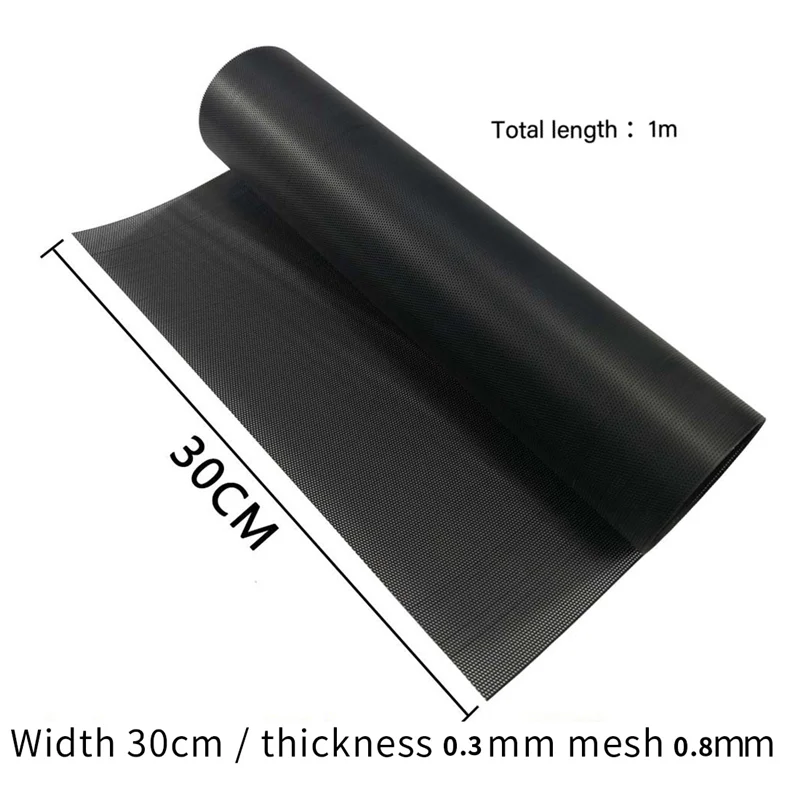 A56XQ 1M الغبار الهيكل الغبار يغطي الكمبيوتر شبكة مرشح الغبار 30 سنتيمتر DIY PVC PC حالة مروحة برودة الغبار تصفية-شبكة صافي