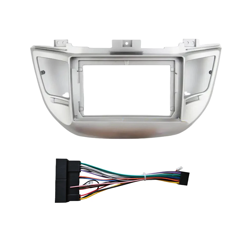 9 Inch Auto Frame Fascia Adapter Android Radio Dash Fitting Panel Kit Voor Hyundai Tucson IX35 2015