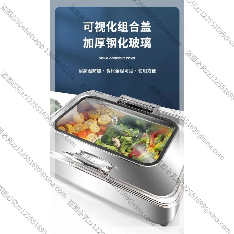 Suitable for DiningStove Restaurant Stainless Steel Large Enclosed DiningStove Electric Heating Hotel Insulation Stove