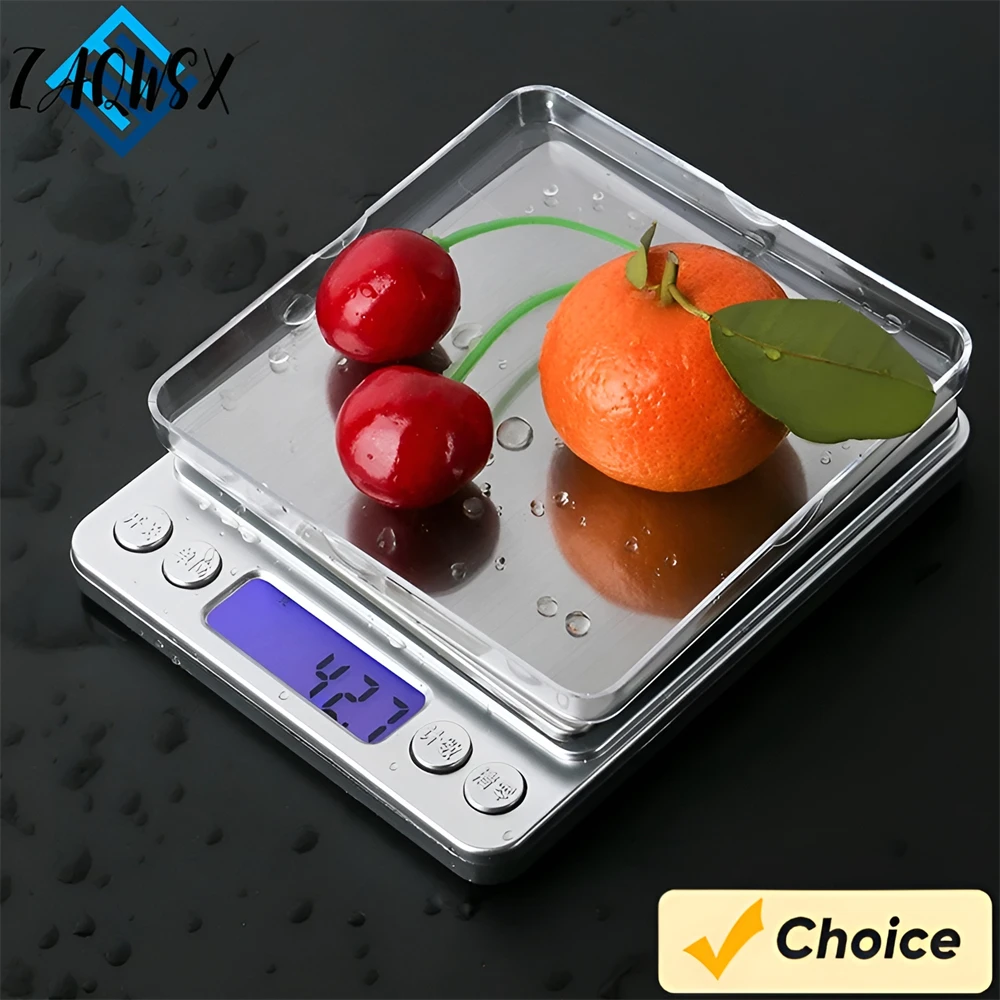 Kitchen Scales 3000g  0.1g Mini Portable Digital for Pocket Scale 500g 0.01g Precision Jewelry Electronic Balance Weight Gold Gr