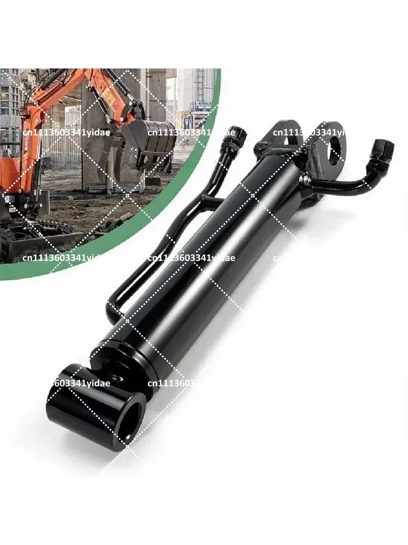 Mini Excavator Thumb Cylinder 25mm Mini Excavator Single Double Hole Hydraulic Thumb Clamp