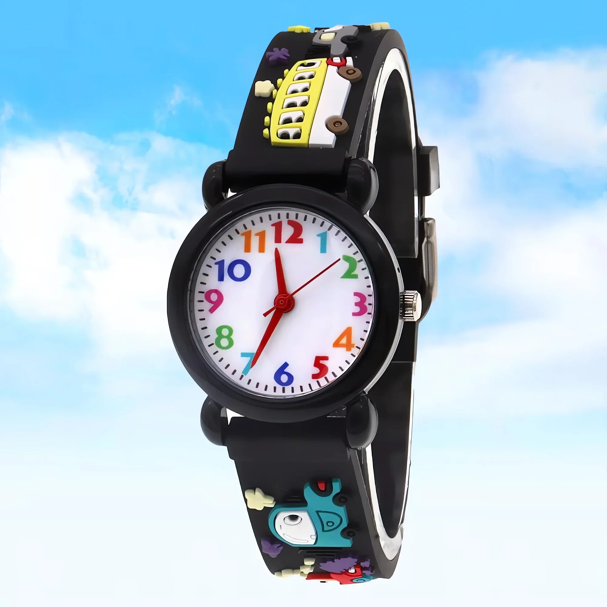 Kids Digital Quartz Watch Boys Girls Silicone Strap Wristwatch Children's Timepiece Gifts for Boys And Girls