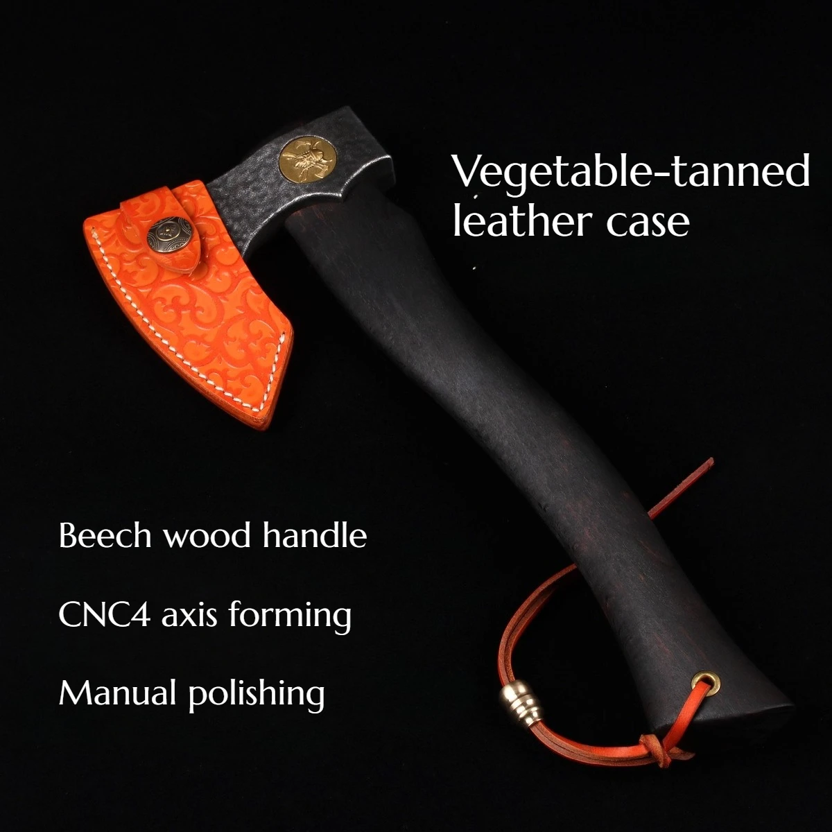 NEW Alloy Steel Cast and Forged Multi-functional Outdoor T actical Hand Axe Household Splitting Material Camping Survival  Tool