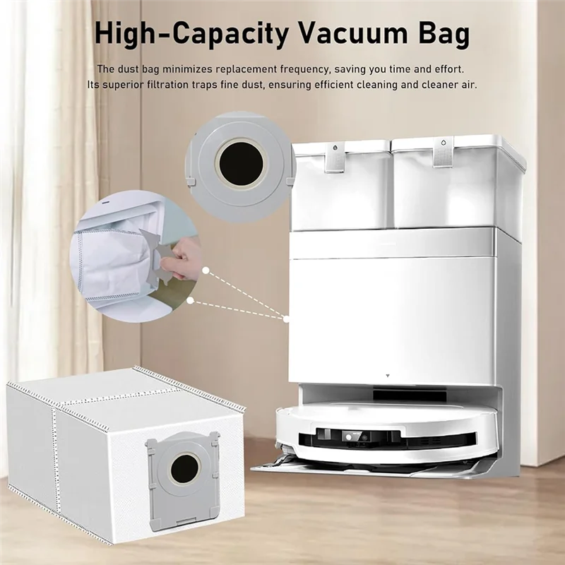 JDZD مكانس كهربائية للكنس الملحقات مجموعة ملحقات ل Ecovacs Deebot T50 Pro Omni / T50 Omni قطع غيار المكنسة الكهربائية