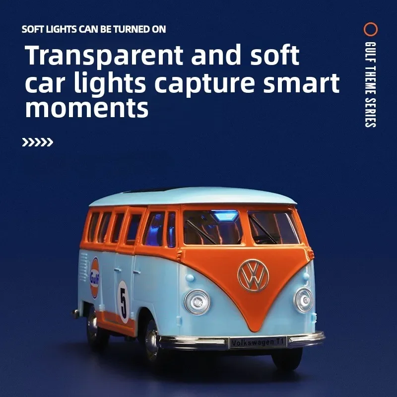 Modello in lega di scarabeo T1 Bus Toy Boy Ford GT CCA Diecast 1/36 Volkswagen Voiture con vetrina Simulazione classica in miniatura