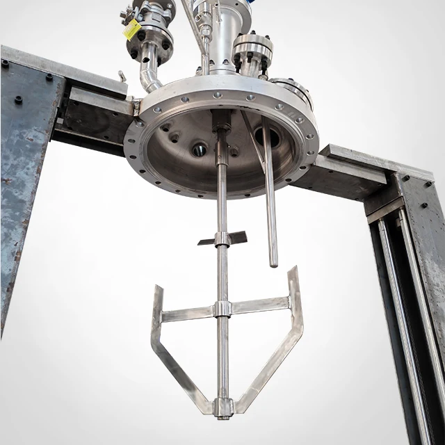 Reattore per cristallizzazione in scala pilota in acciaio inossidabile con rivestimento sottovuoto WHGCM con condensatore e serbatoio di raccolta