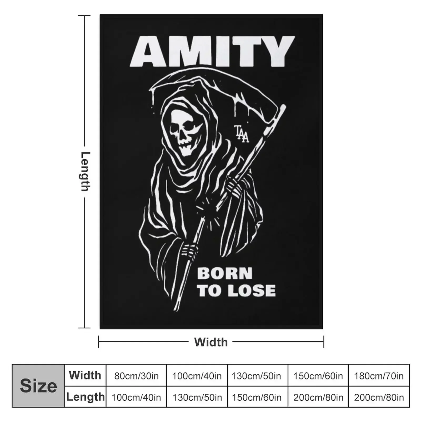 Born To Lose Before Die Throw Blanket couch cozy soft plush fuzzy picnic outdoor blanket
