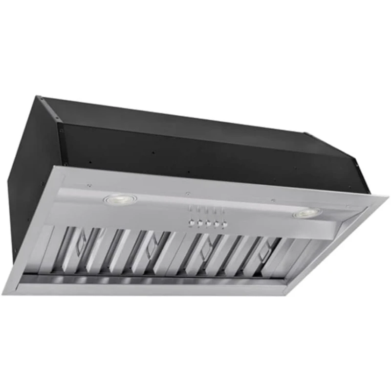 Heißer Verkauf Plug-in Dunstabzugshauben 30 "Edelstahl 3-geschwindigkeit Mechanische Druckknopf Helle LED-Leuchten Beleuchten Kochzone