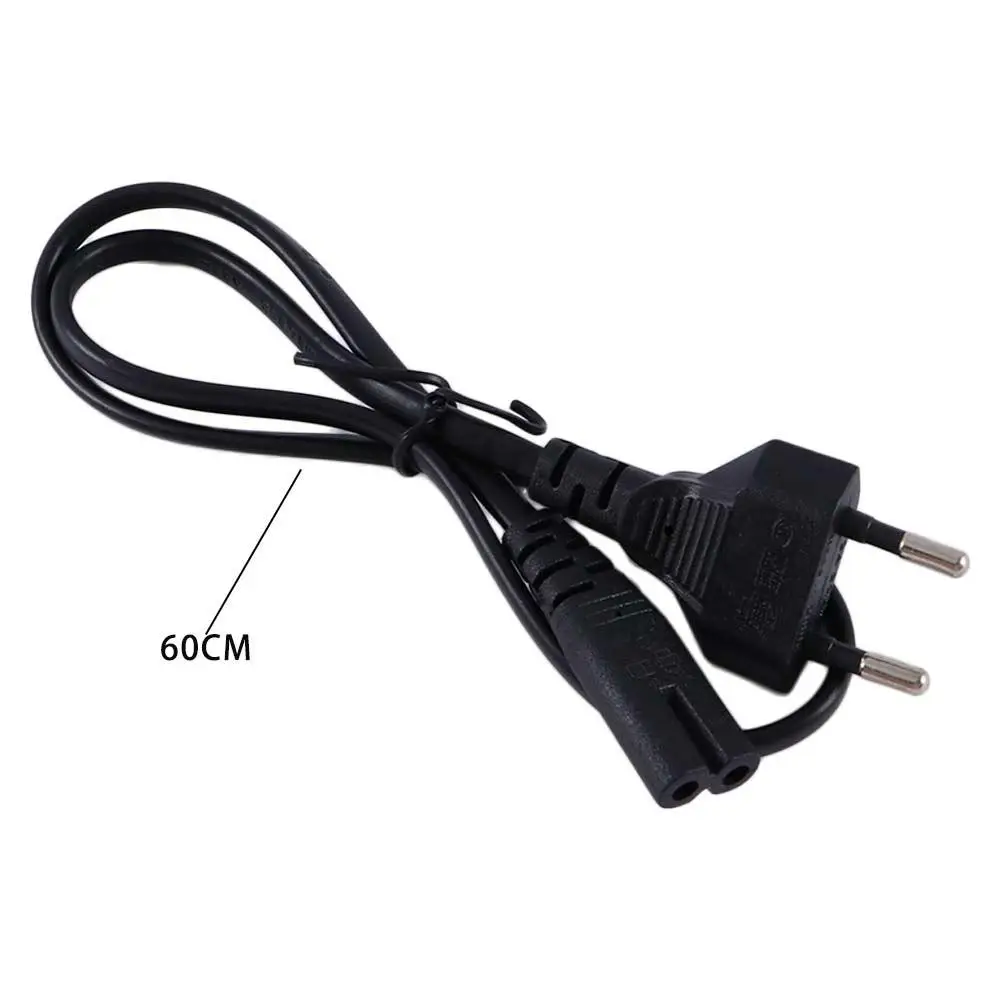 0.6m 1Pc Charging Laptop European Cameras Power Cables Cord Figure 8 EU Power Charge C7 To Euro 2 Pin