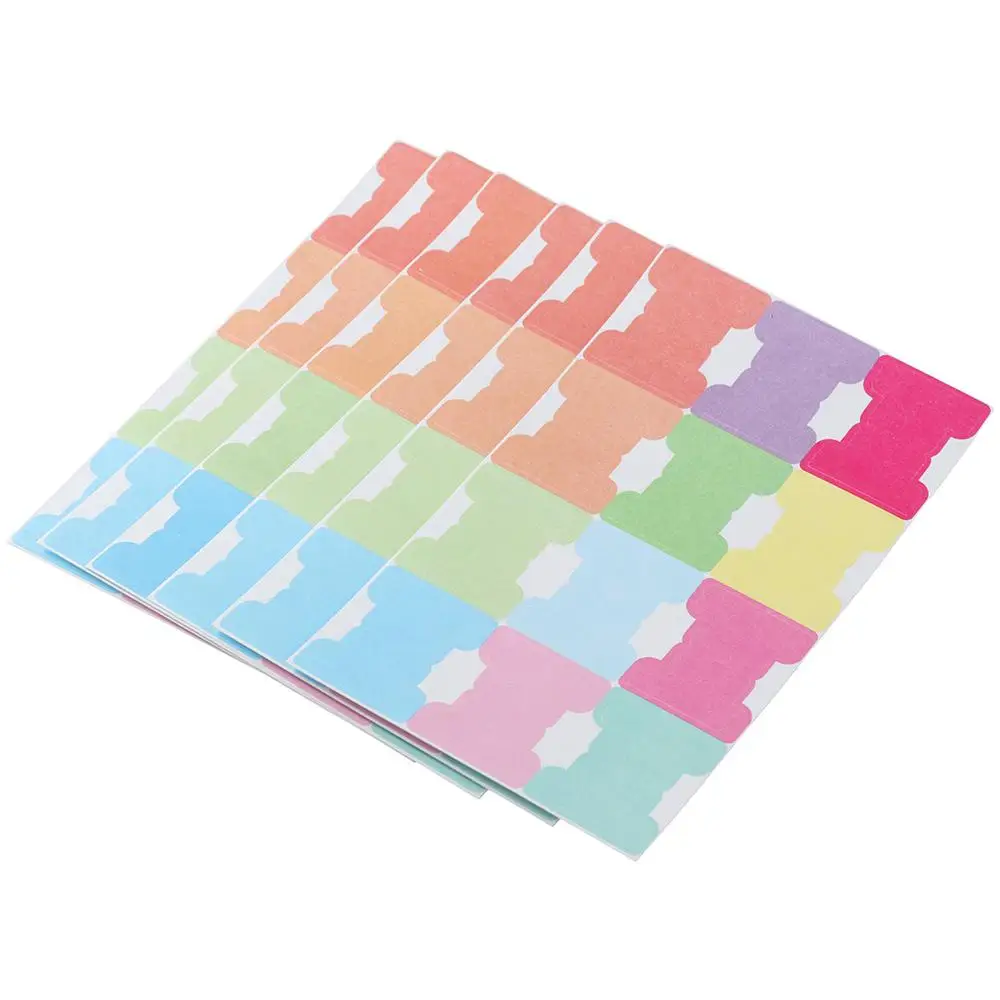 

35 Sheet Thickened Sticky Tabs Self-Adhesive Handwritten Index Tabs Multicolor 420Pcs Page Markers Dictionary