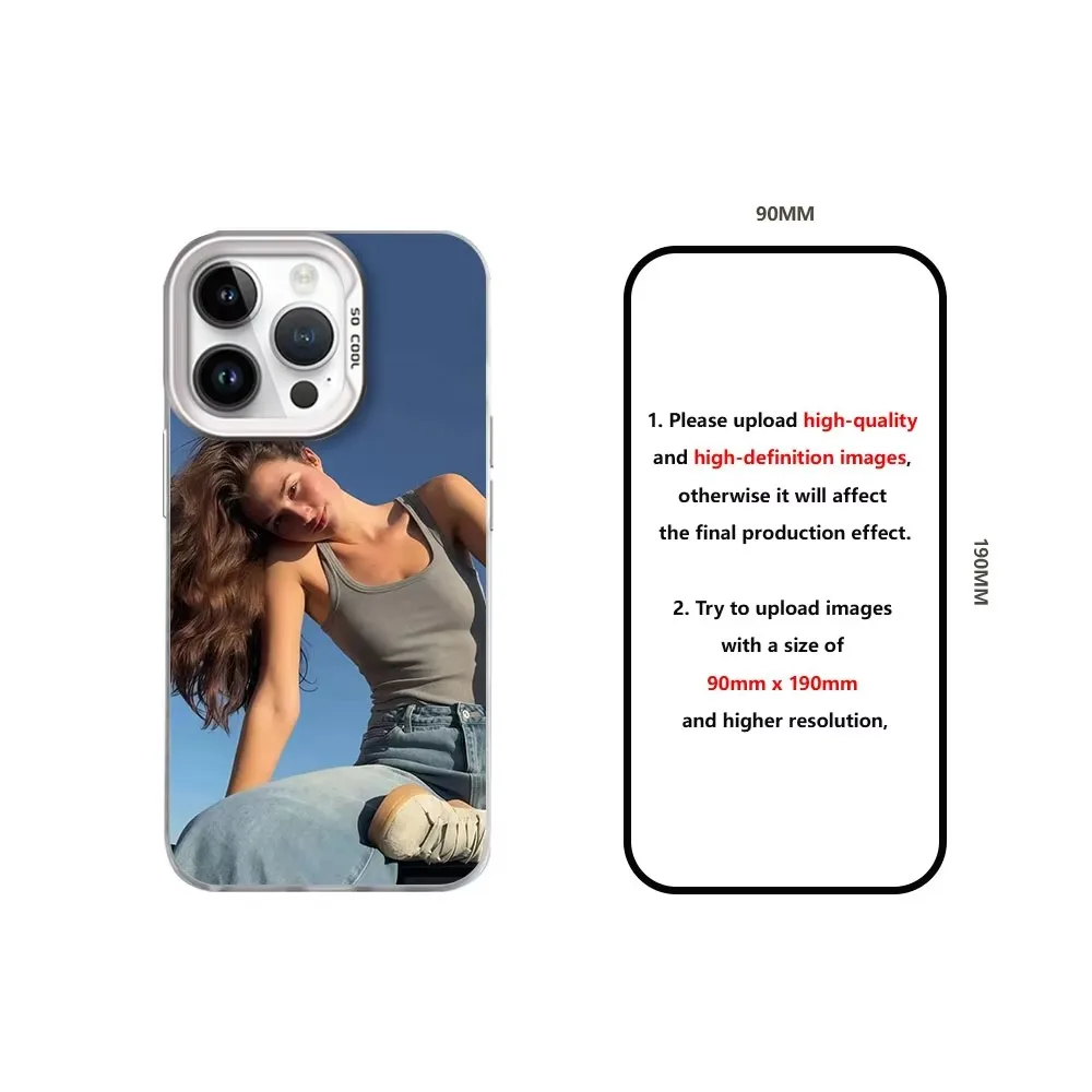 Coque personnalisée avec photo privée DIY pour iPhone 18 17 16 15 14 13 12 11 Pro Xs Max 8 7 Plus Mini XR Air 16e 17e, coque antichoc