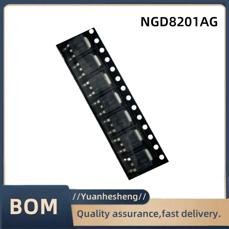 10-50 sztuk/partia oryginalny NGD8201AG NGD8201 NGD 8201AG TO-252 układ zapłonowy IC dla nowoczesnego komputera Yuedong pokładowy komputer pokładowy