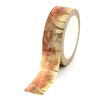 Novo 1pc 10m decorativo floresta de bordo washi fita diy adesivos fita adesiva bonito papelaria scrapbooking material de escritório