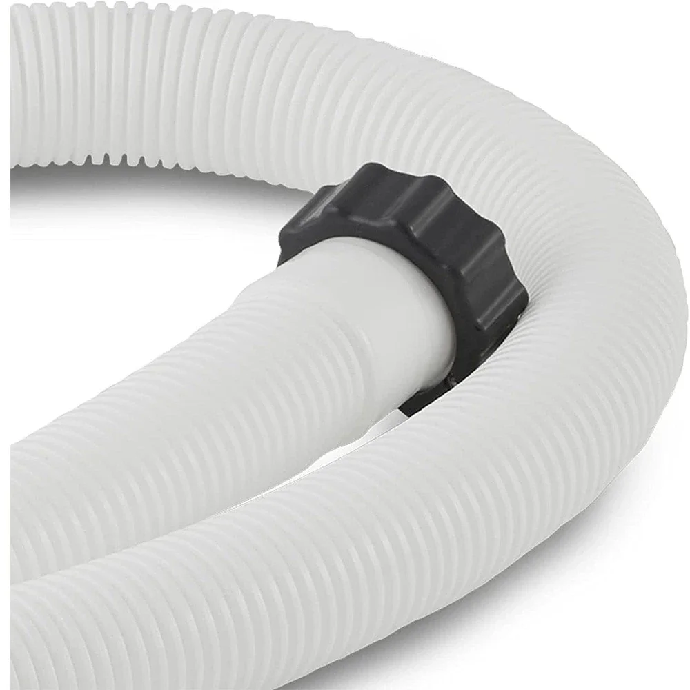 خرطوم مضخة فلتر حوض السباحة الأبيض 40/150 سنتيمتر خرطوم مضخة حمام السباحة لمضخات مرشح الرمل لحمام السباحة انتكس أنظمة المياه المالحة لحمامات السباحة فوق الأرض #6