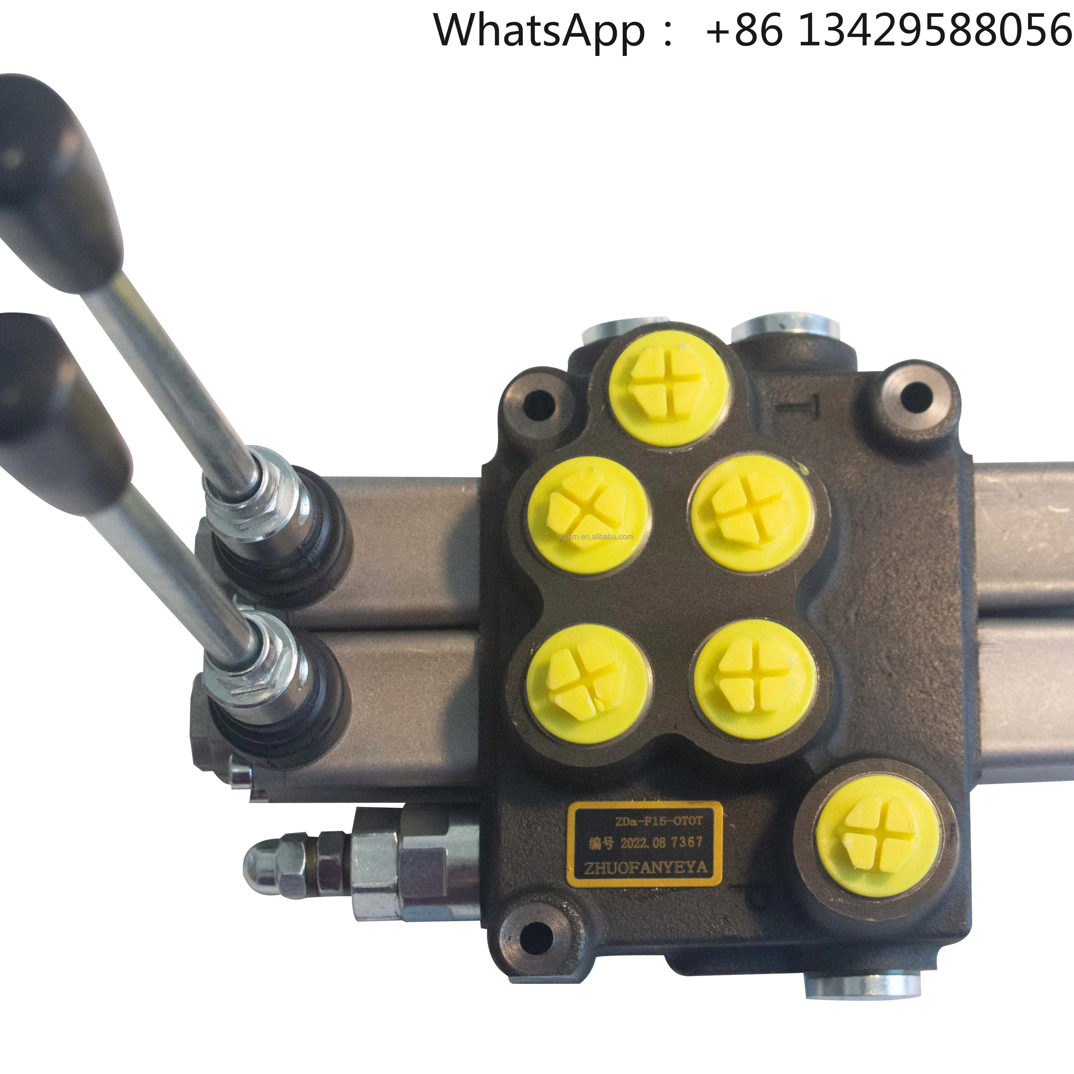 

New RG 12V 24V DC Stainless Steel 2 Two Way Double Acting Manual Hydraulic Distributor 16Mpa 40L/min with 6 Month Warranty