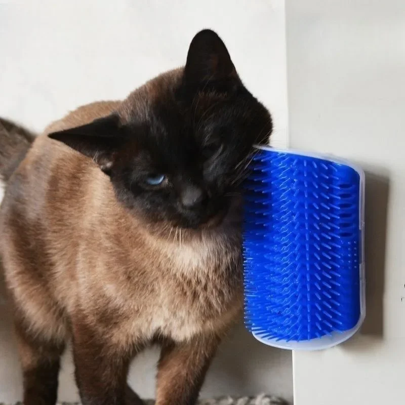 

Four Color Wall Corner Brush Hair Remover That Does Not Harm The Skin, Cat Massager, Cat Comb, Pet Supplies, Cat Toys