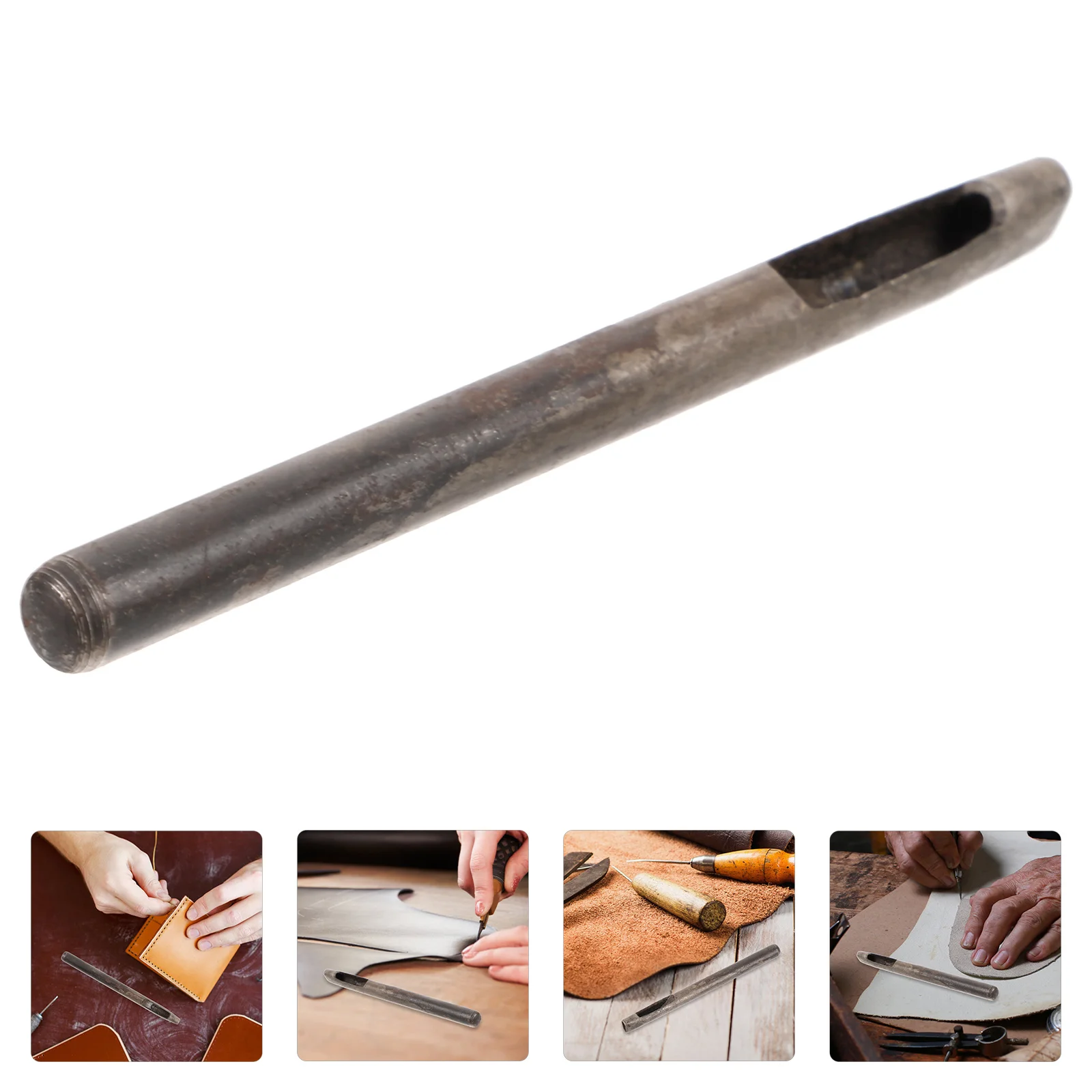 

Craft Punch Oval Shape Durable Metal Puncher for Leatherworking DIY Accessories Craft Punch Hand Punching Tool