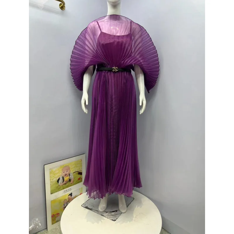 Foreign trade Africa cross-border new fashionable temperament elegant solid color explosive plus size dress