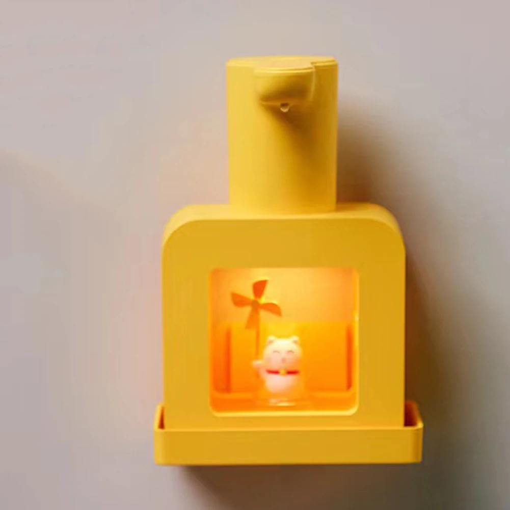 

Диспенсер для пены с милыми домашними животными, USB-зарядка, диспенсеры для жидкой пены, настенный бесконтактный датчик для ванной комнаты, школы