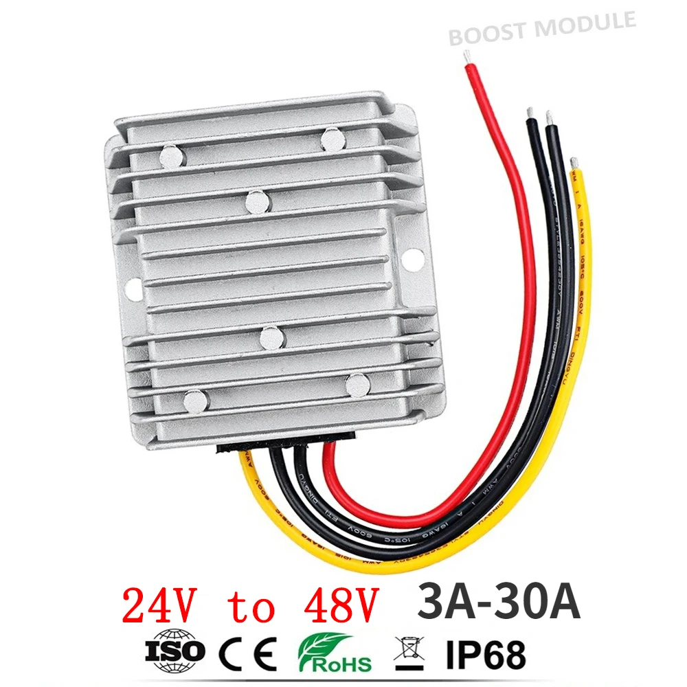 24V TO 48V DC DC Power Converter 24 Volt to 48 Volt 3A-30A Power Supply Boost Module Step Up Booster Step-up Voltage Regulator