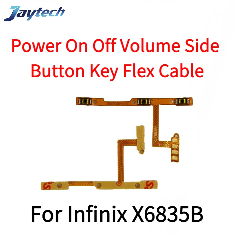 

10PCS Button Power Volume Flex Cable Compatible For Infinix X6827 X6831 X6835B X6837 Power Phone Replacement Parts