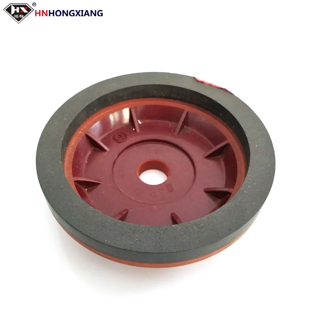 Glass Polishing Resin Rubber Diamond Grinding Wheel For Glass Bevelling Machine