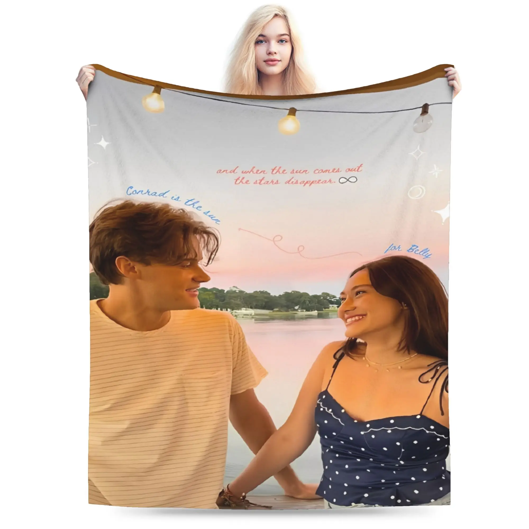 Comfortable The Summer I Turned Pretty TSITP Blanket Accessories Bedding Decorative  Blanket Throw Lightweight Flannel for Couch