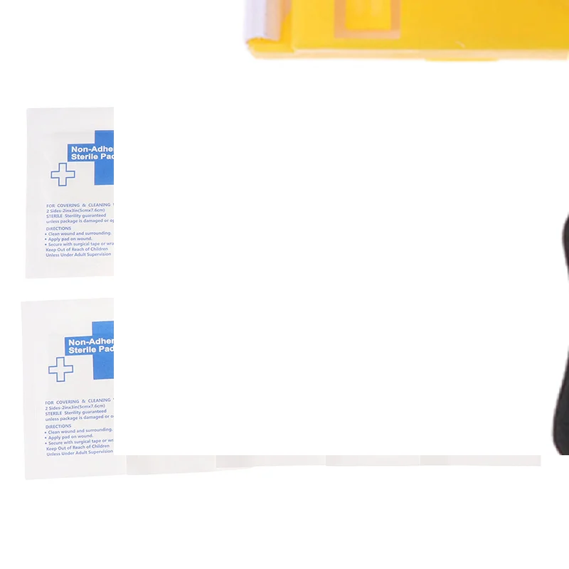 10 قطعة وسادة شاش طبية معقمة يمكن التخلص منها 5x7.5 سنتيمتر بشكل فردي من القطن الإسعافات الأولية مقاوم للماء تضميد الجروح لوازم العناية بالجروح #1
