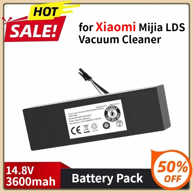 

STYTJ02YM Battery for Xiaomi Mijia LDS Vacuum Cleaner Mi Robot Vacuum-Mop P Mi Robot Vacuum-Mop 2S Haier JX37 14.8V