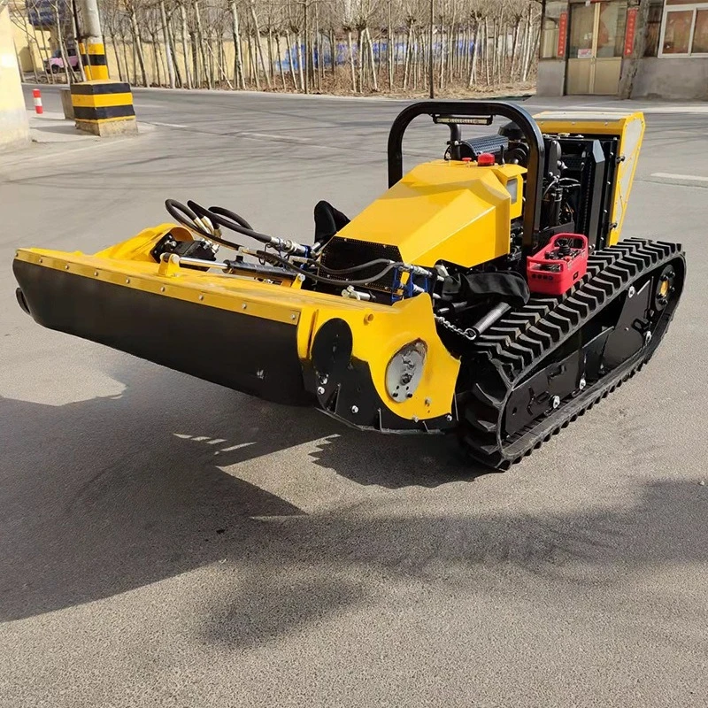 special vehicle isolation belt development vehicle crushing shrub weed cutting machine